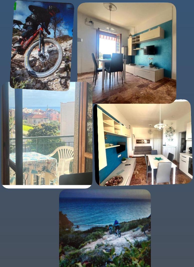 Apartment Aurora & Nicole Ideal Per Biker Con Terazza Vista Mare Parcheggio E Wi-Fi Gratuiti Pietra Ligure Kültér fotó